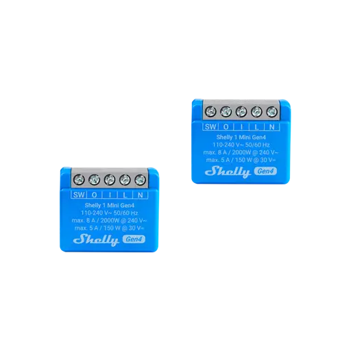 Shelly 2 pack 1 Mini Gen4